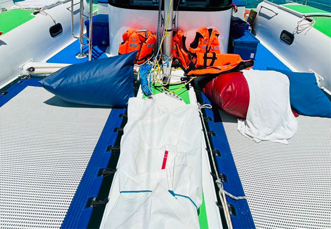 Catamaran Deck