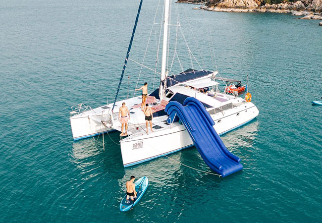Scarlet Catamaran Exterior