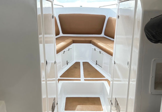 K Speedboat Seating Area